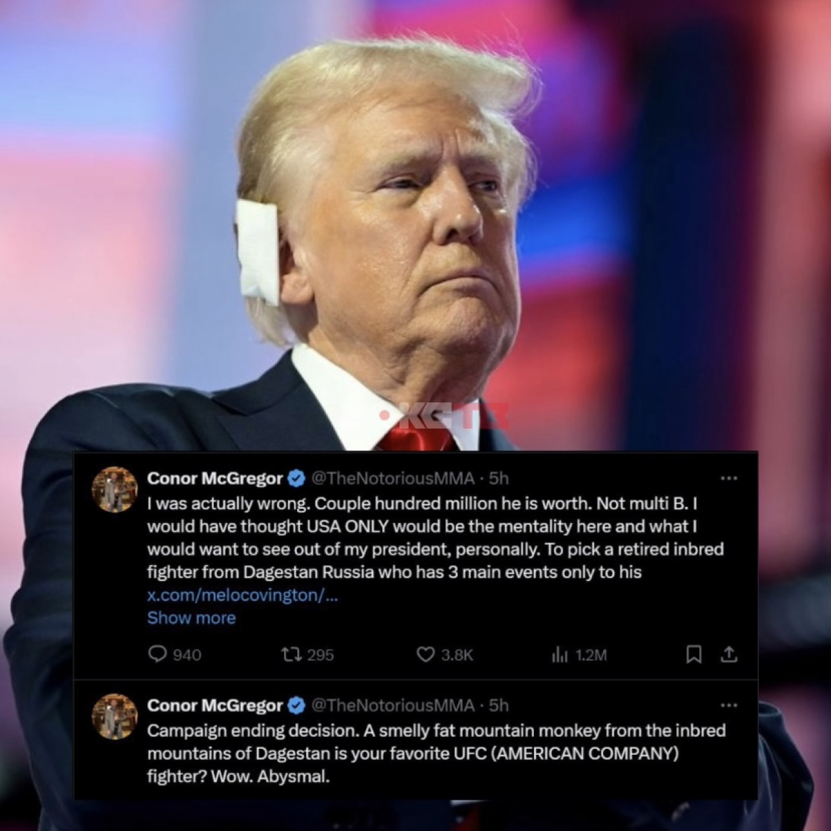 Дональд Трамп назвал Хабиба своим любимым бойцом, реакции Конора долго ждать не пришлось