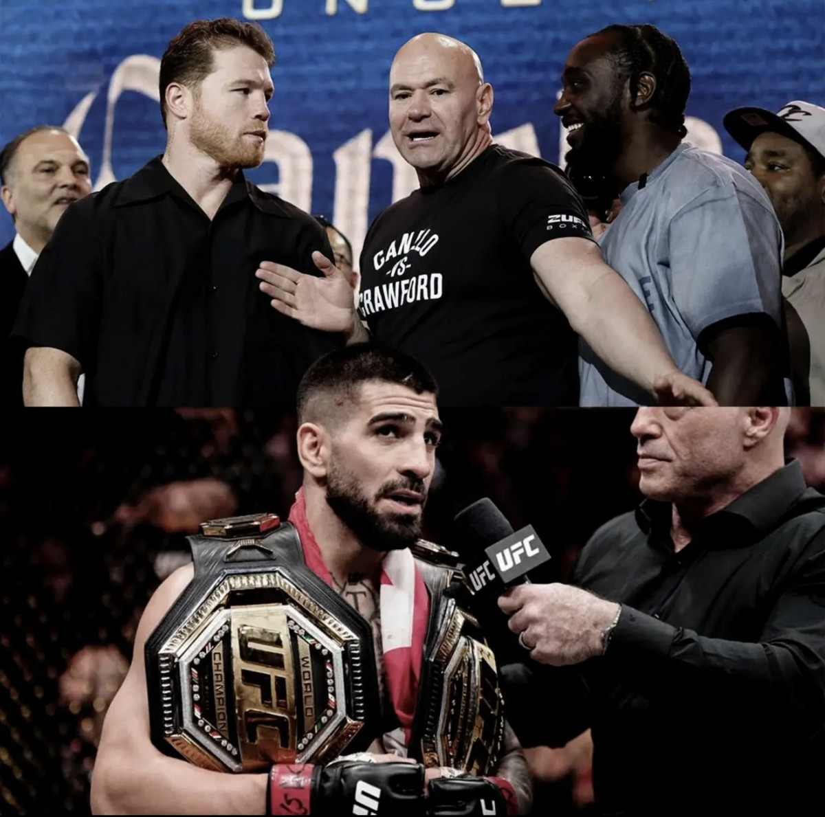 Чемпион UFC Илия Топурия заявил, что готов выйти в ринг против победителя поединка Канело-Кроуфорд