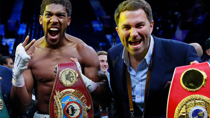 Эдди Хирн рассказал о первой встрече с Энтони Джошуа после автокатастрофы